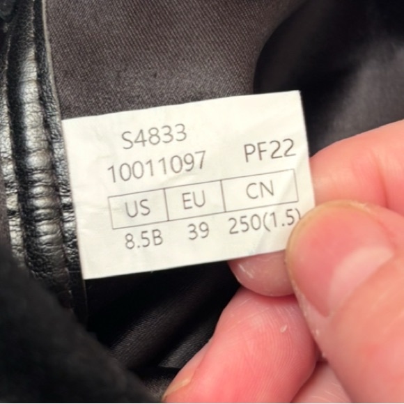 Stuart Weitzman Boots Over the Knee Tieland Black Suede 3" Heel Size 8.5 B - Picture 6 of 13